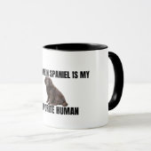 My Boykin Spaniel Is My Favorite Human Mug マグカップ (正面右)