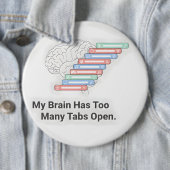 My Brain Has Too Many Tabs Open 缶バッジ (インサイチュ)