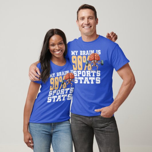 My Brain Is 90 Sports Stats Sports Analytics Stati Tシャツ (ユニセックス)
