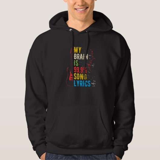 My Brain is 99 Song Lyrics 1 パーカ (正面)