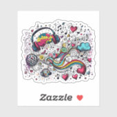 MY Brain on Music -Feel the Beat  シール (シート)