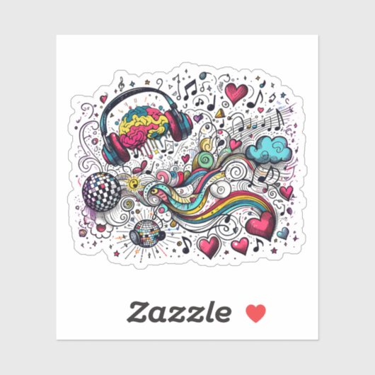 MY Brain on Music -Feel the Beat シール (シート)