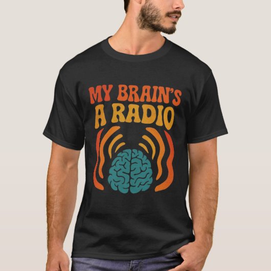 My Brain’s a Radio Tシャツ (正面)