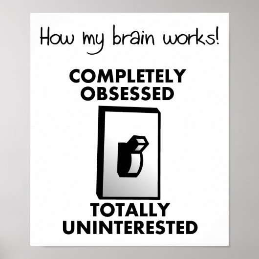 My Brain Worksのポスタおもしろいー ポスター (正面)