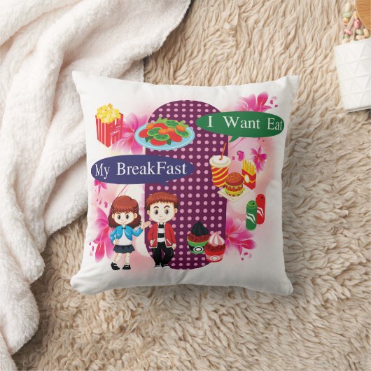 My Breakfast Pillow クッション (ブランケット)