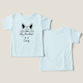 'My Brother is a Corgi' Playful Dog Loving Family (デザイン正面&裏面)