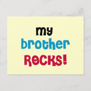 My Brother Rocks Tシャツとギフト ポストカード