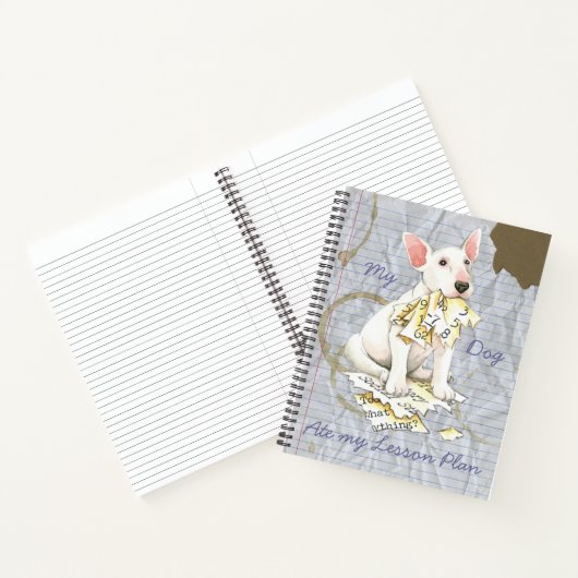 My Bull Terrier 食べ My Lesson Plan ノートブック (内部)