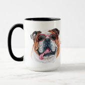 My Bulldogの作業懸命 マグカップ (左)