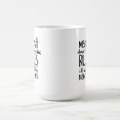 My Cat Doesn't Follow Rules コーヒーマグカップ (中央)
