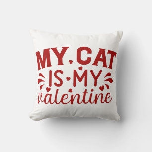 My Cat is my Valentine クッション