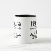 My Cat is my Valentine マグカップ (中央)