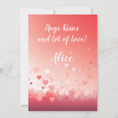 My Cat is My Valentine! Funny Valentines Day カード (裏面)