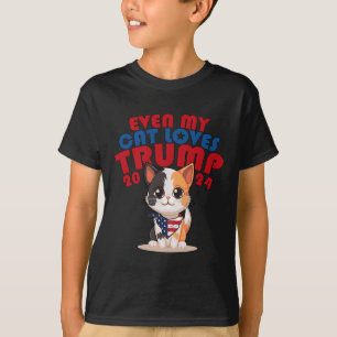My Cat Loves Trump 2024 2 Tシャツ