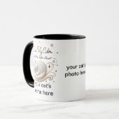 My Cat My Calm - White Cat Love Mug マグカップ (正面左)