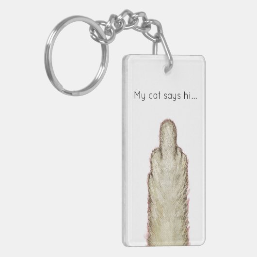 My Cat Says Hi... キーホルダー (正面左)