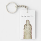 My Cat Says Hi... キーホルダー (正面)