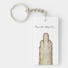 My Cat Says Hi... キーホルダー