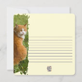 My Cat Was Right About You –Cat Lover シーズンカード (裏面)