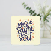 My Cat Was Right About You –Cat Lover シーズンカード (スタンド正面)