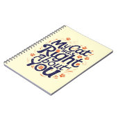 My Cat Was Right About You –Cat Lover ノートブック (左側)