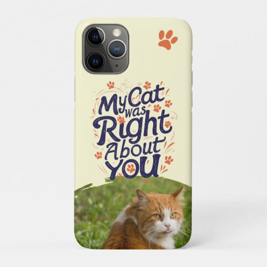 My Cat Was Right About You –Cat Lover Case-Mate iPhoneケース (裏)