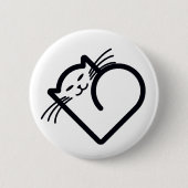 My Cat's Heart 缶バッジ (正面)