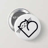 My Cat's Heart 缶バッジ (正面&裏面)