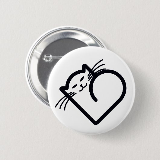 My Cat's Heart 缶バッジ (正面&裏面)