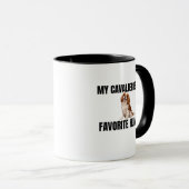 My Cavalier Is My Favorite Human Mug マグカップ (正面右)