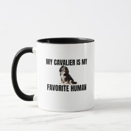 My Cavalier Is My Favorite Human Mug マグカップ