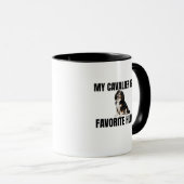 My Cavalier Is My Favorite Human Mug マグカップ (正面右)