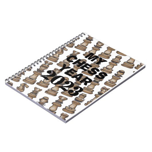 My Chess Year 2023,  ノートブック (左側)