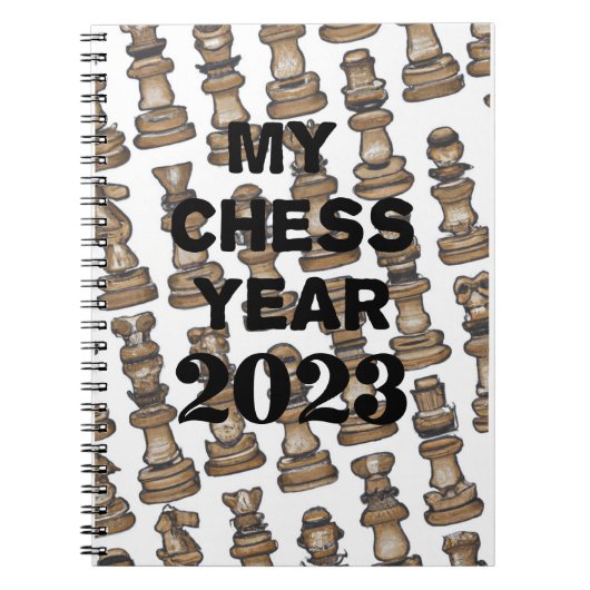 My Chess Year 2023,  ノートブック (正面)