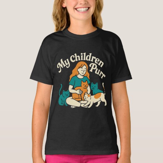 My Children Purr Tシャツ (正面)