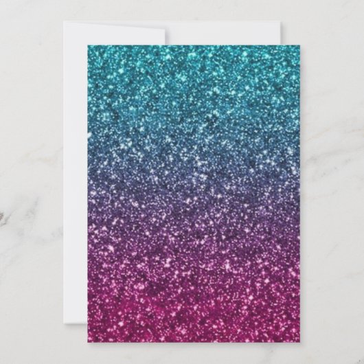 My child's birthday invitation card 招待状 (裏面)