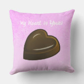 My Chocolate Heart Valentines Day クッション (裏面)