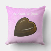 My Chocolate Heart Valentines Day クッション (正面)