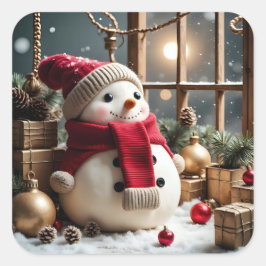 My Christmas スクエアシール