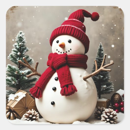 My Christmas  スクエアシール (正面)