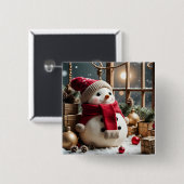 My Christmas 缶バッジ (正面&裏面)