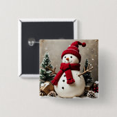 My Christmas 缶バッジ (正面&裏面)