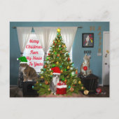 MY CHRISTMAS CARD 2024テストポストカード ポストカード (正面)