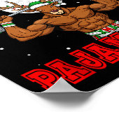 My Christmas Pajama Shirt Reindeer Muscle Weightli ポスター (角)