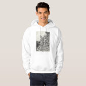 My city driven by fire into the sea パーカ (正面フル)