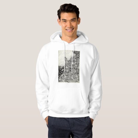 My city driven by fire into the sea パーカ (正面フル)