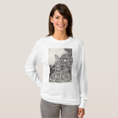 My city driven by fire into the sea tシャツ (正面フル)