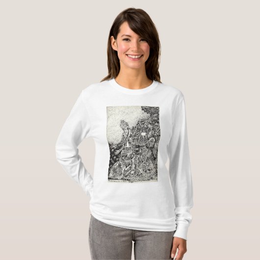 My city driven by fire into the sea tシャツ (正面フル)