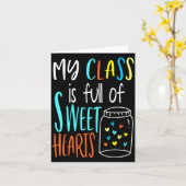 My Cl Is Full Of Sweet Hearts Teacher Valenti  カード (黄色い花)