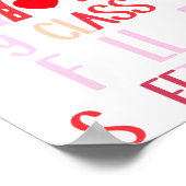 My Cl Is Full Of Sweethearts Teacher Valentines ポスター (角)